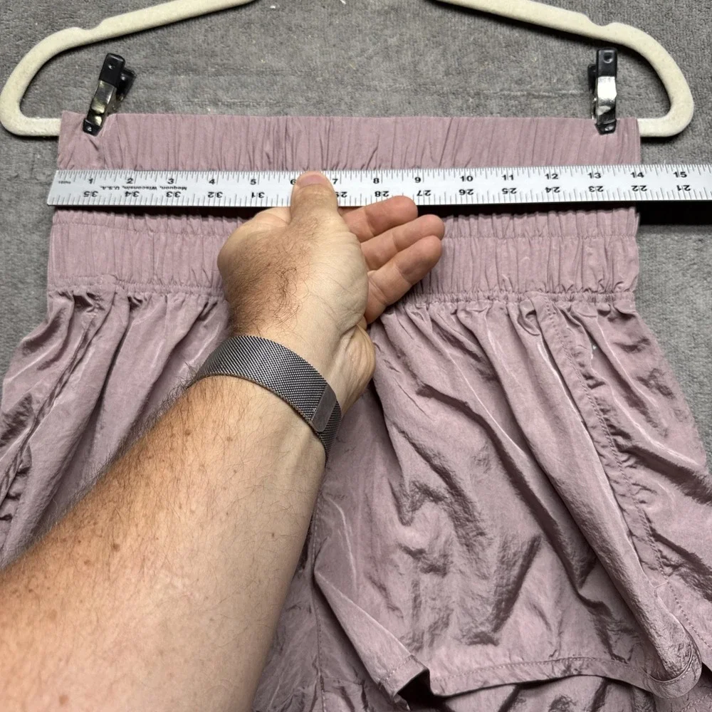 Free People Movement Mauve‎ Running Athletic Shorts Women's Large Activewear